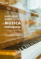 Impressões Sobre a Música Portuguesa e outros temas (II)