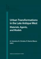 Urban Transformations in the Late Antique West