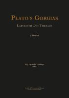 Plato’s Gorgias - Labyrinth and Threads